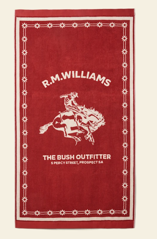 RMW Cloudbuster Towel - Red Ochre