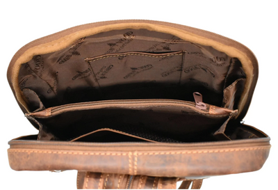 Greenwood Anna Leather Backpack - Sandal