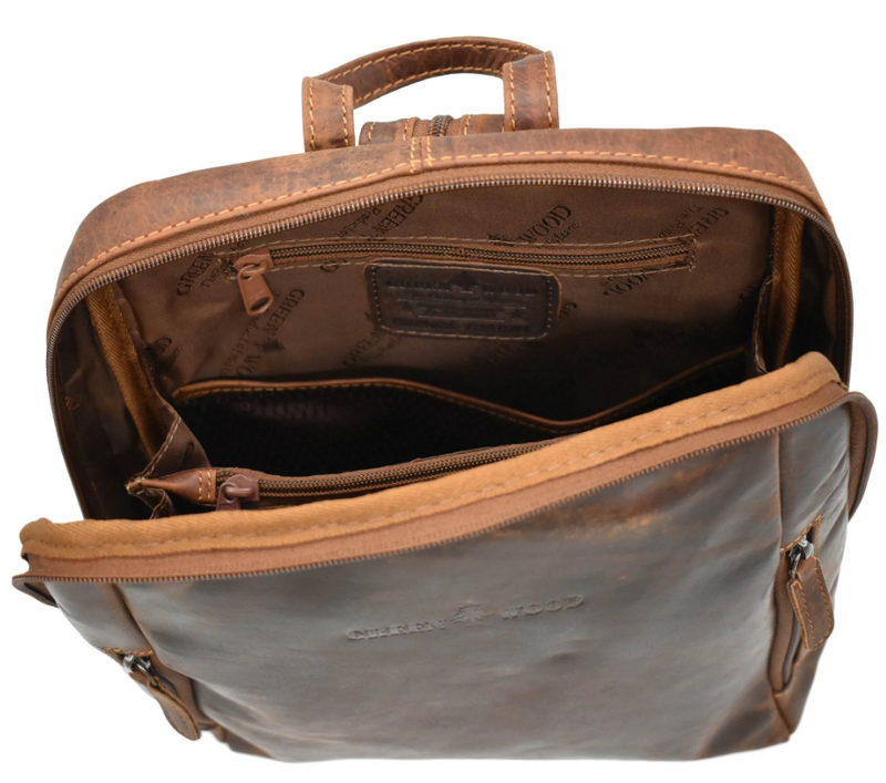 Greenwood Anna Leather Backpack - Sandal
