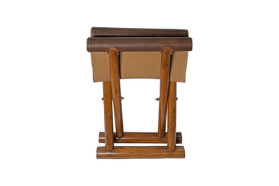 Sienna Leather Stool