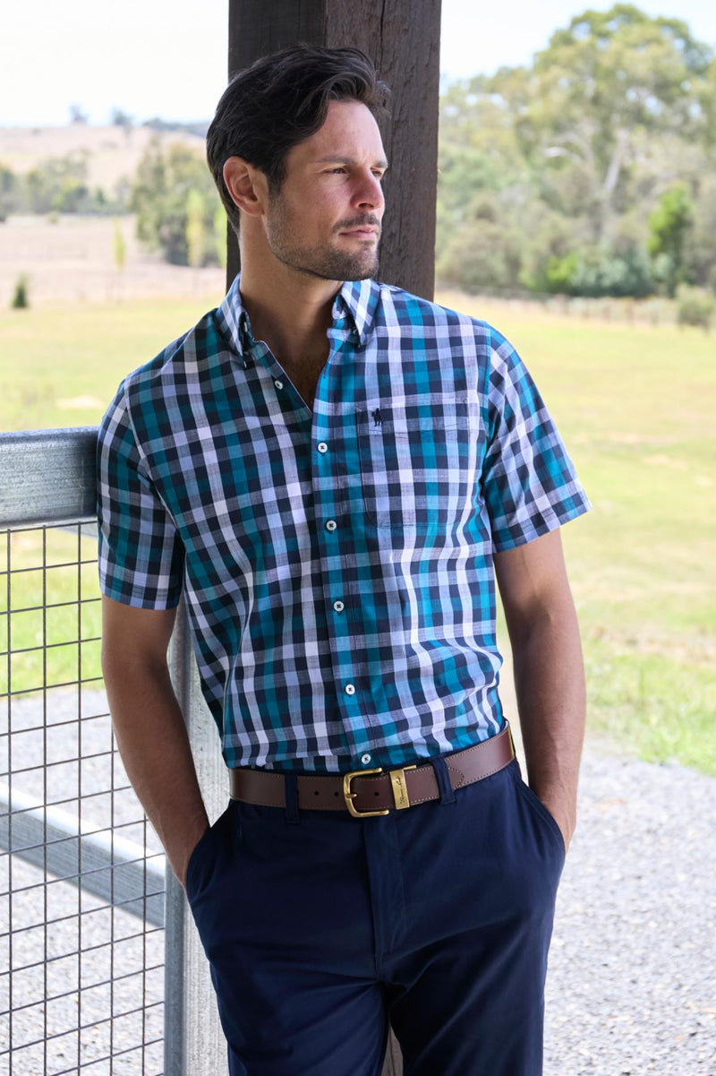 Thomas Cook Mens John One Pocket Short Sleeve Shirt