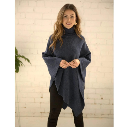 Joy Lambswool Poncho