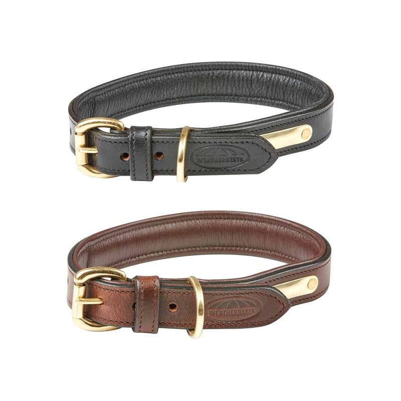 WeatherBeeta Padded Leather Dog Collar