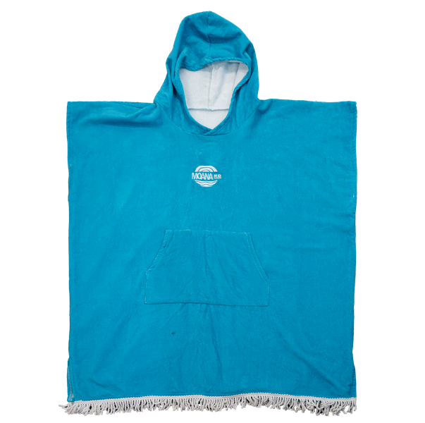Moana Rd Cotton Towel Hoodie - Blue