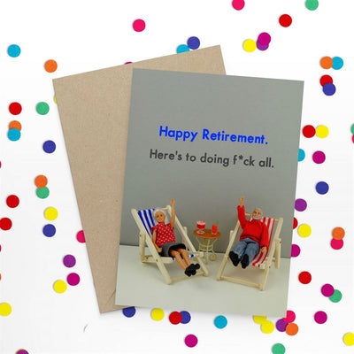 Bold & Bright - Happy Retirement - Retirement Card