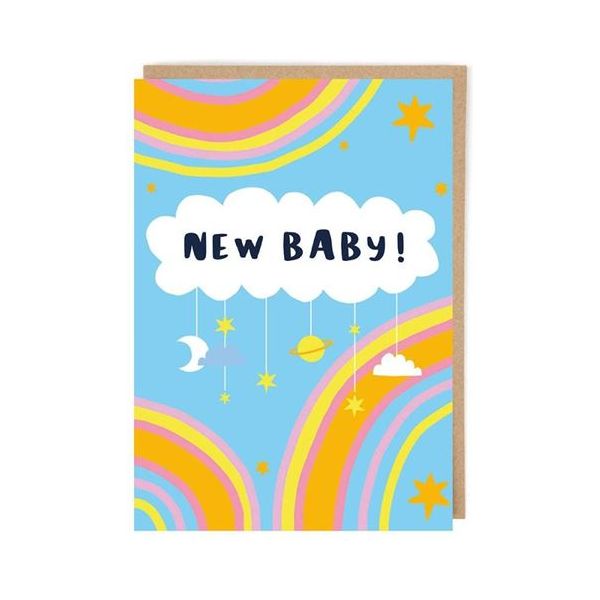 Cath Tate - New Baby - Baby Card
