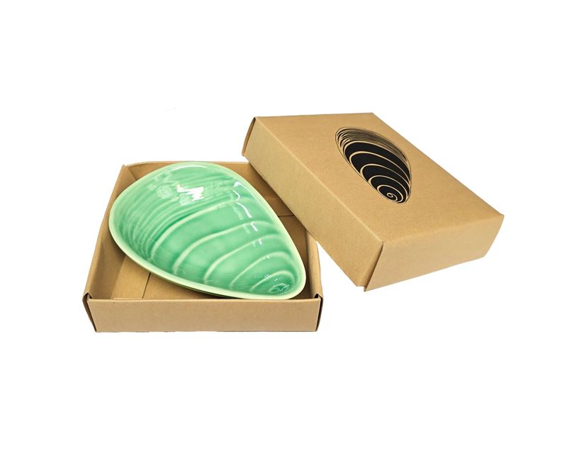 Jo Luping Design - Mussel Aqua - 12cm Porcelain Bowl