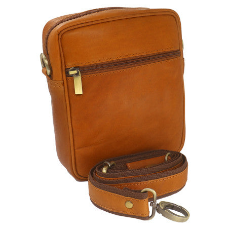 Baron Compact Leather Crossbody Hand Bag