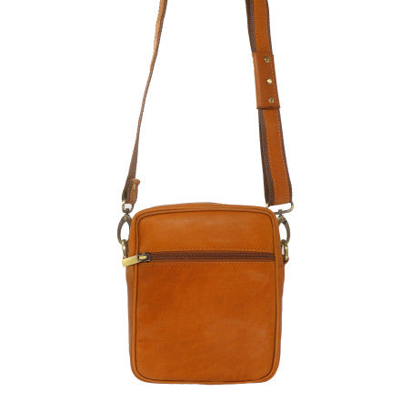 Baron Compact Leather Crossbody Hand Bag