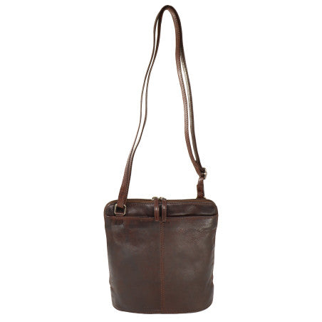 Baron Paris Large Bucket Hand Bag Washed Leather