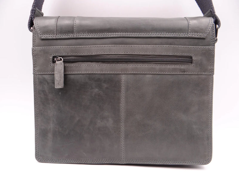 Second Nature Brushed Leather Messenger Bag - Medium