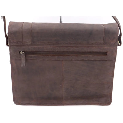 Second Nature Brushed Leather Messenger Bag - Large