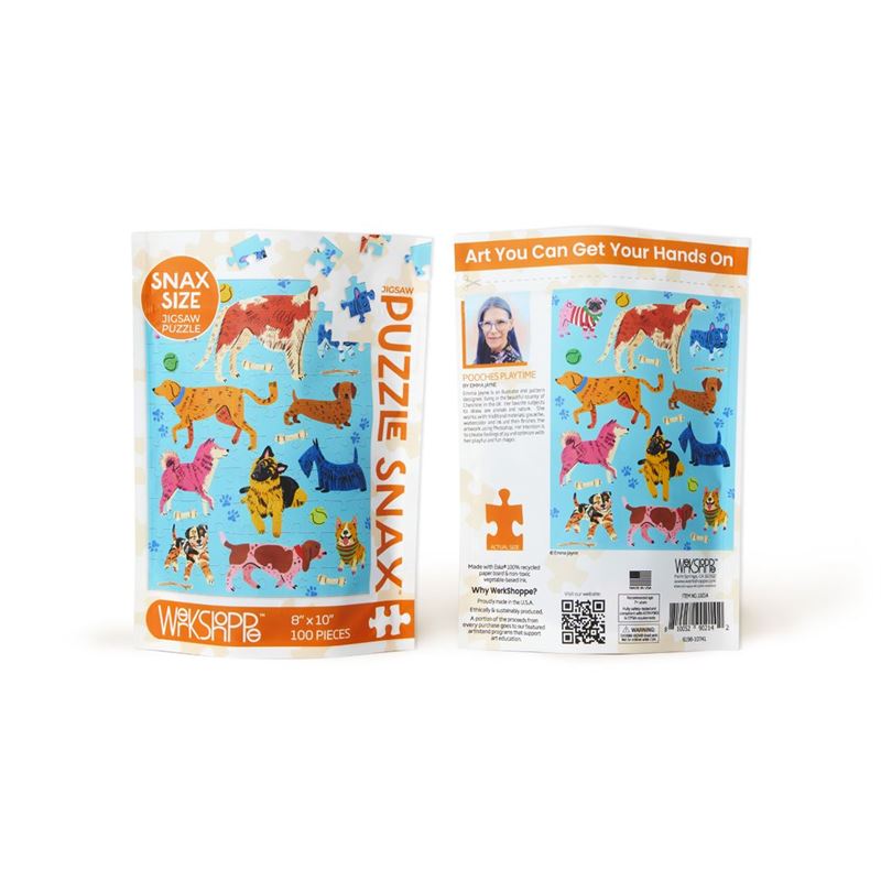 WerkShoppe - Pooches Playtime 100 Pce - Puzzle Snax