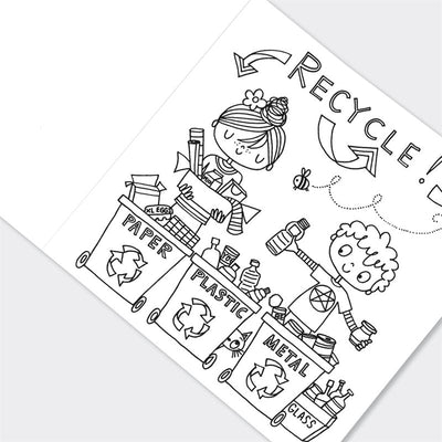 Rachel Ellen - Save The Earth - Colouring Book