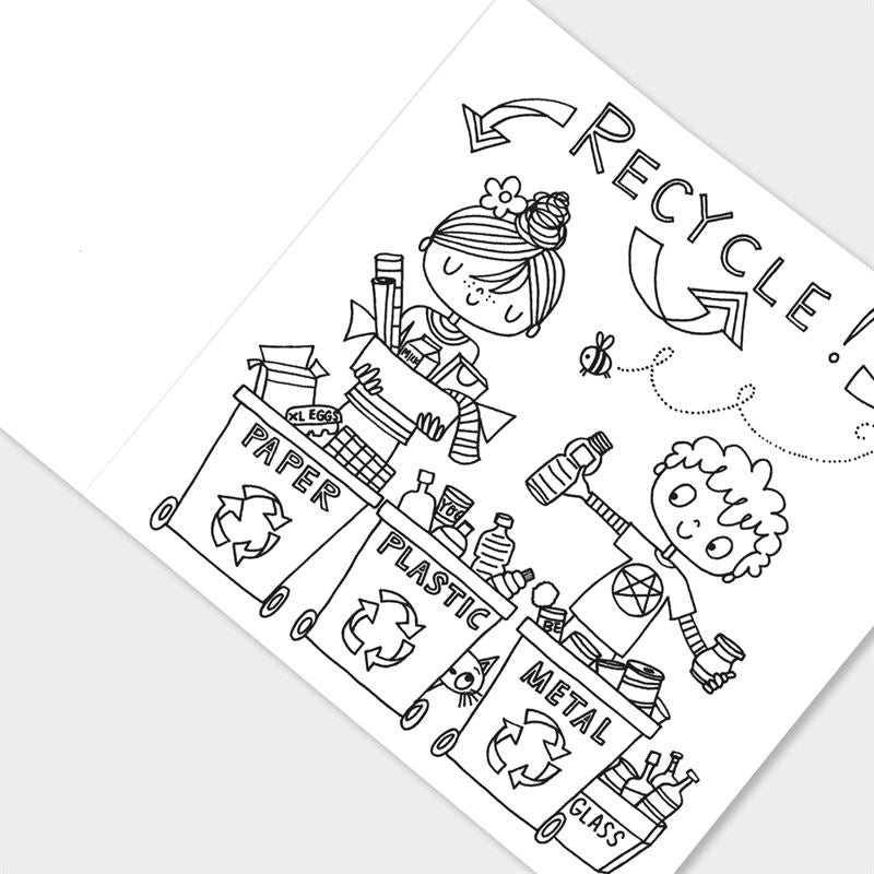 Rachel Ellen - Save The Earth - Colouring Book