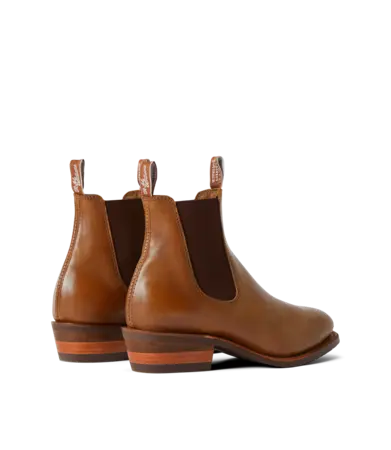 RMW Comfort Lady Yearling Rubber Sole Block Heel E Fit