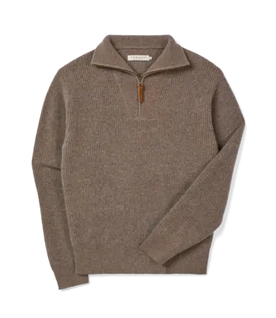 RMW Linton 1/4 Zip Lambswool Knit