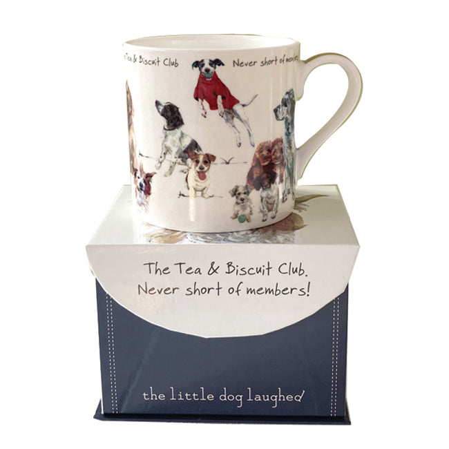 Little Dog Laughed - Biscuit Club - Boxed Mug