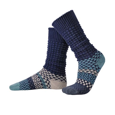 Adult Fustion Sock Cerulean - Large