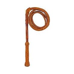 Double Hill Nylon Stock Whip Cane Handle 12 Plait
