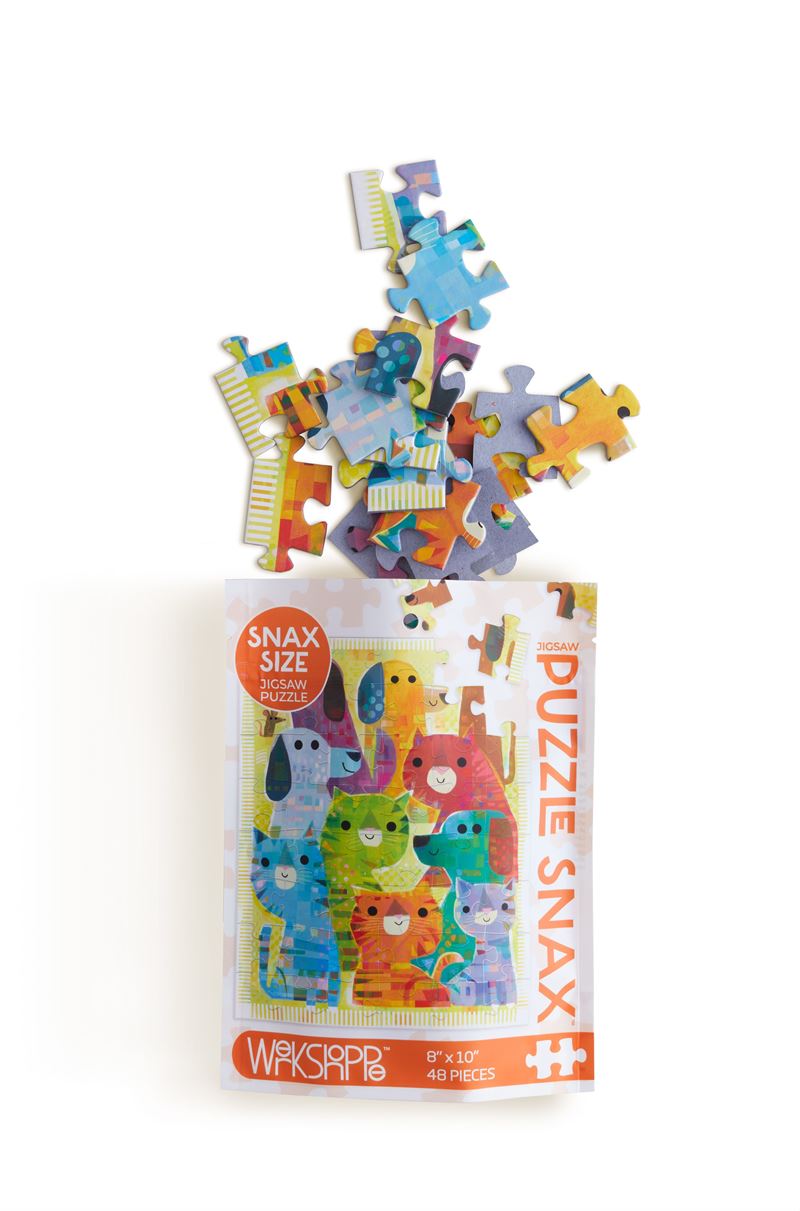 WerkShoppe - Tats & Dogs 48 Pce - Puzzle Snax