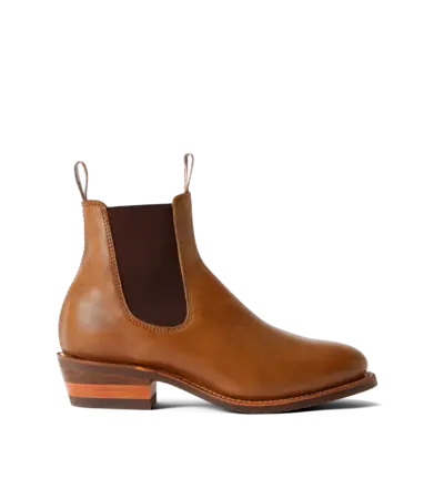 RMW Comfort Lady Yearling Rubber Sole Block Heel E Fit