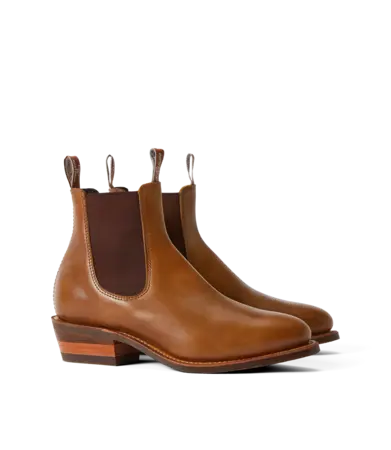 RMW Comfort Lady Yearling Rubber Sole Block Heel E Fit