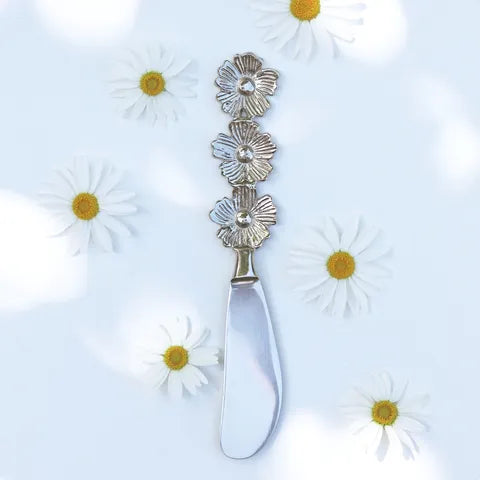 Flower Trio Spreader - Silver