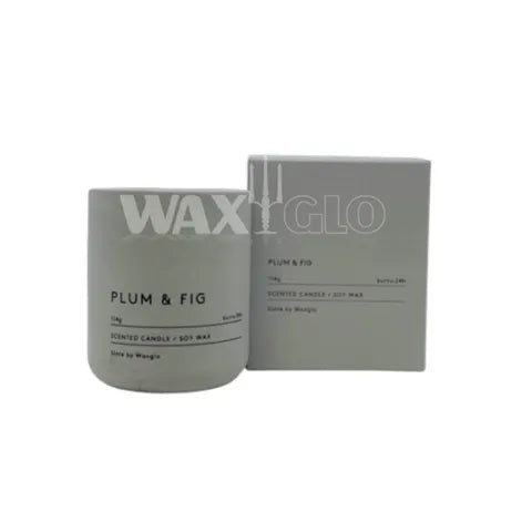 Waxglo Slate Soy Wax 114g Candle - Plum and Fig
