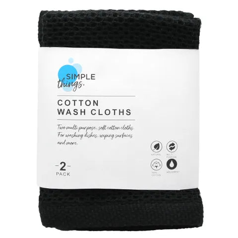 Simple Things Cotton Wash Cloth 2PK