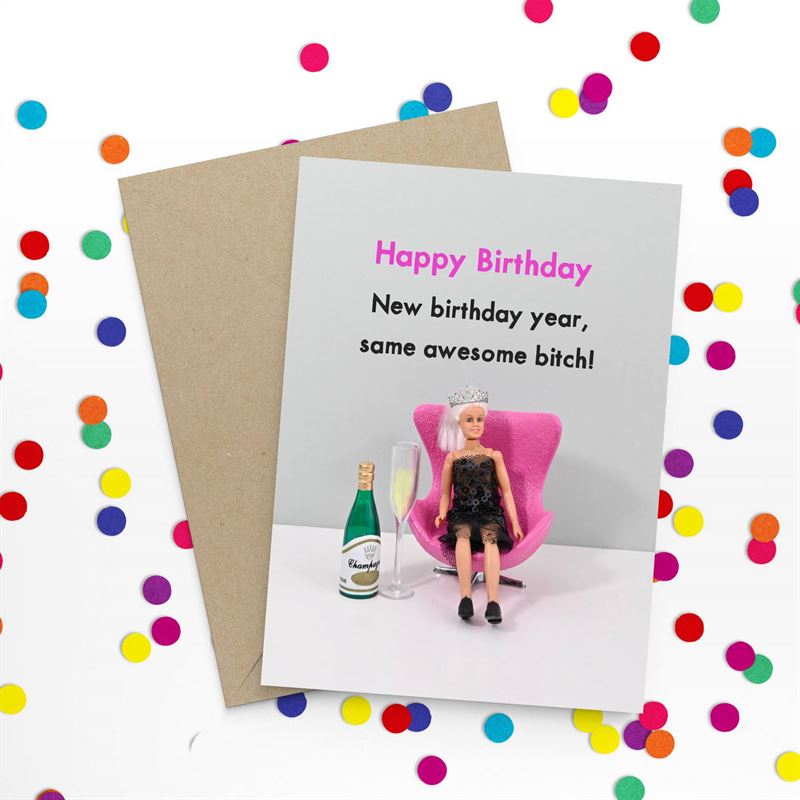 Bold & Bright - New Birthday Year - Birthday Card