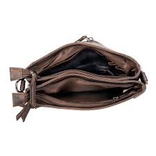Greenwood Leather Isalie Shoulder Bag - Brown