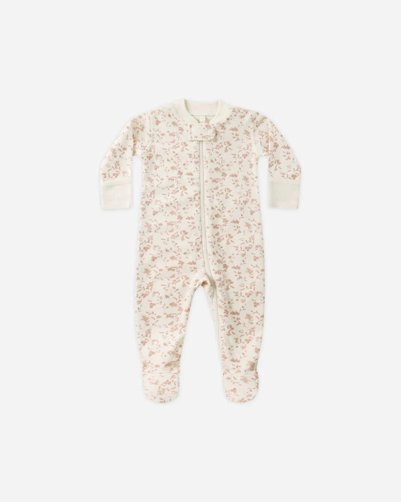 Quincy Mae - Zip Long Sleeve Sleeper Footie - French Garden
