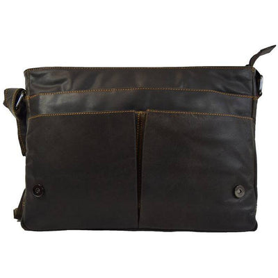Greenwood Leather Laptop Bag - Brown
