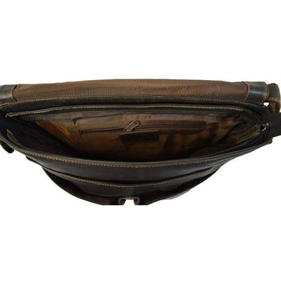Greenwood Leather Laptop Bag - Brown