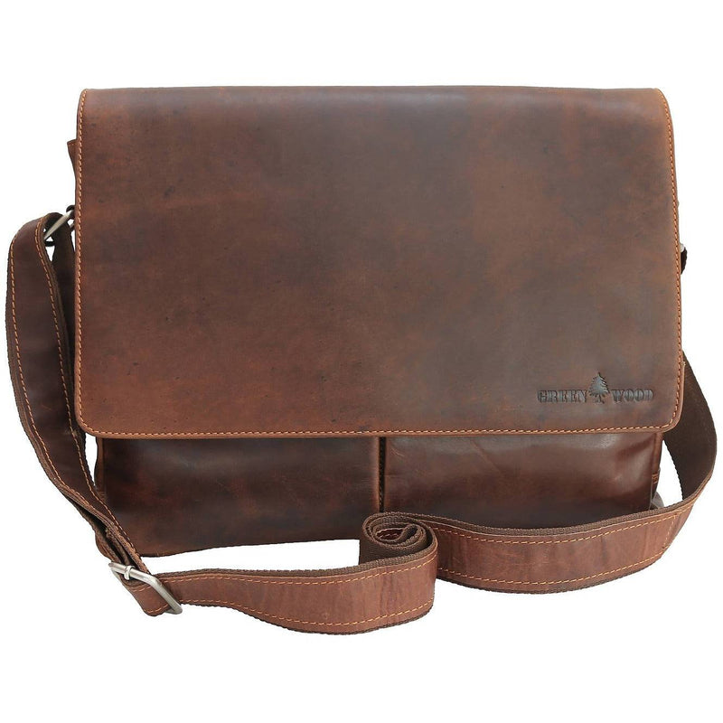 Greenwood Leather Laptop Bag - Sandal