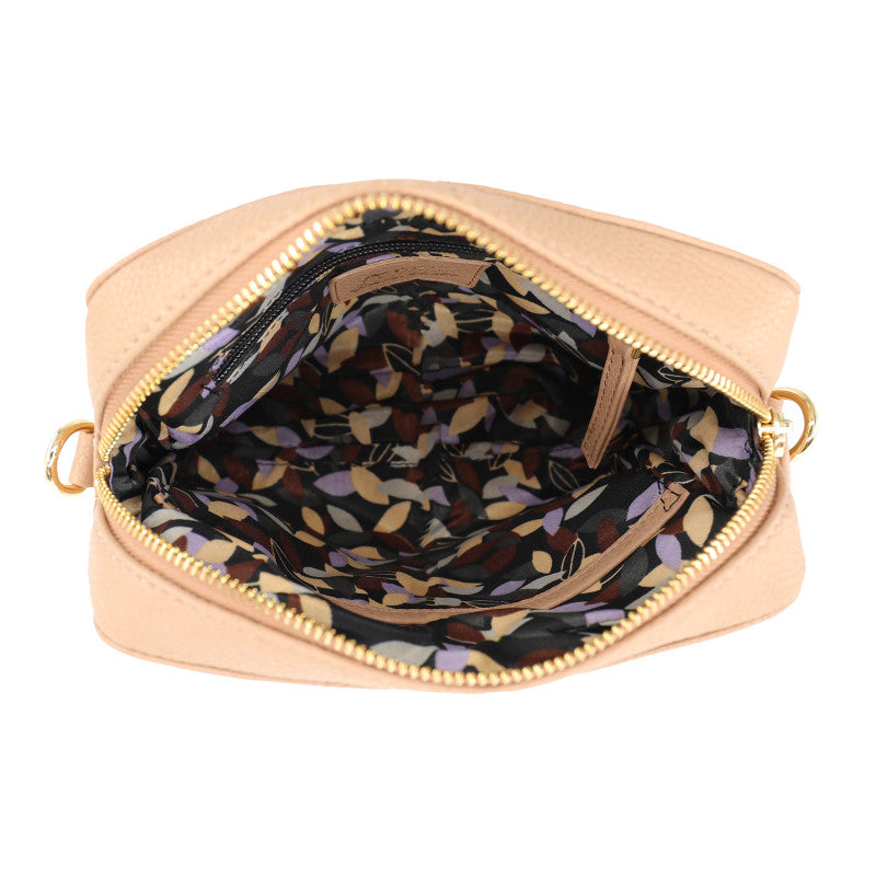 Baron Leather Crossbody Bag With Webbing Strap
