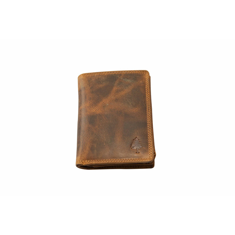 Greenwood Leather RFID Wallet - Camel