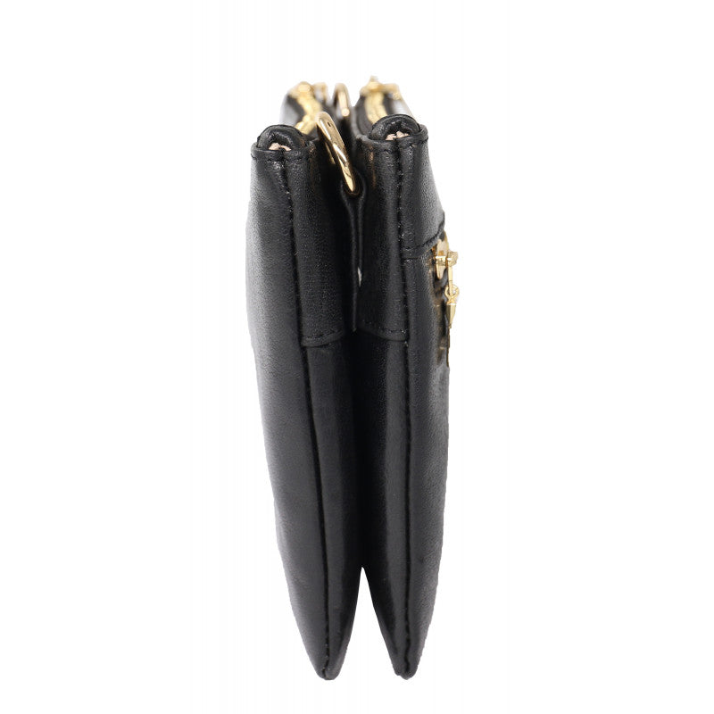Baron Italian Leather Double Zip Bag