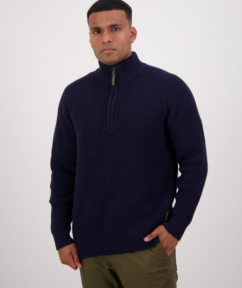 Swanndri Chalky Island Waffle Jumper