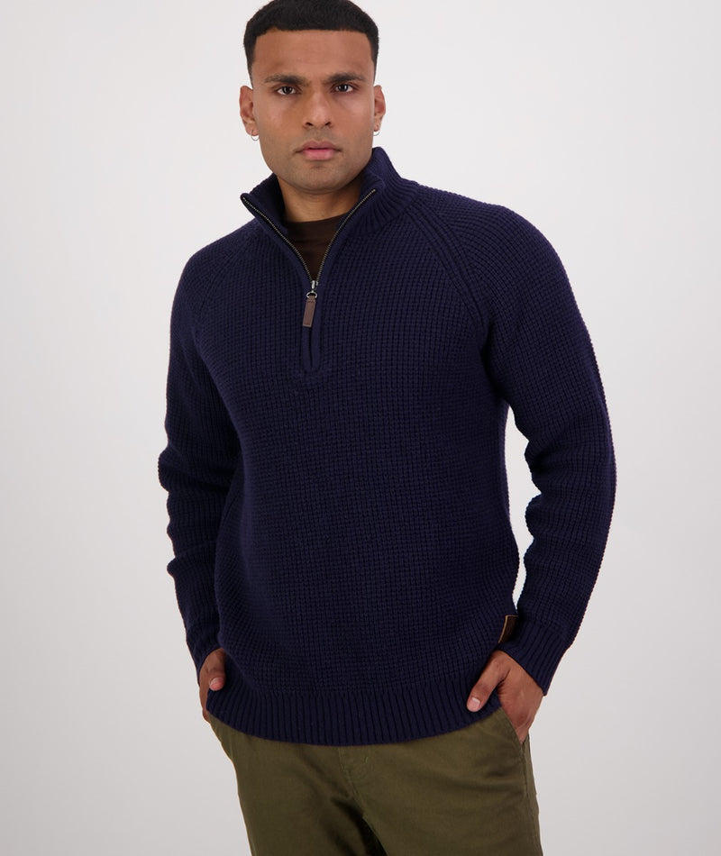 Swanndri Chalky Island Waffle Jumper