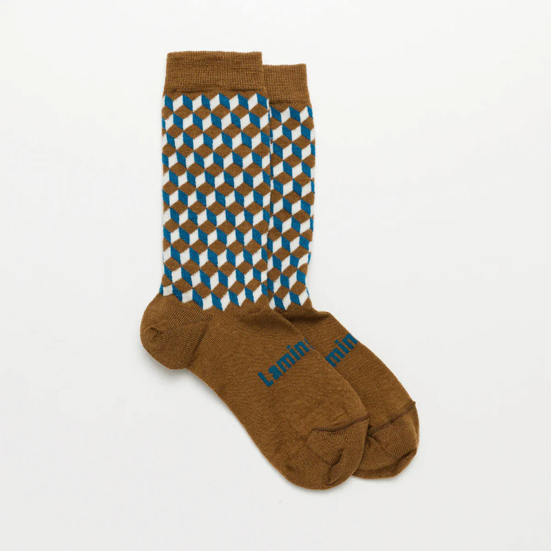 Lamington Merino Crew Socks - Man