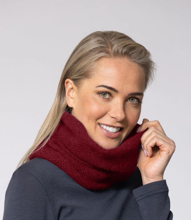 Noble Wilde Possum Merino Moss Stitch Neck Warmer