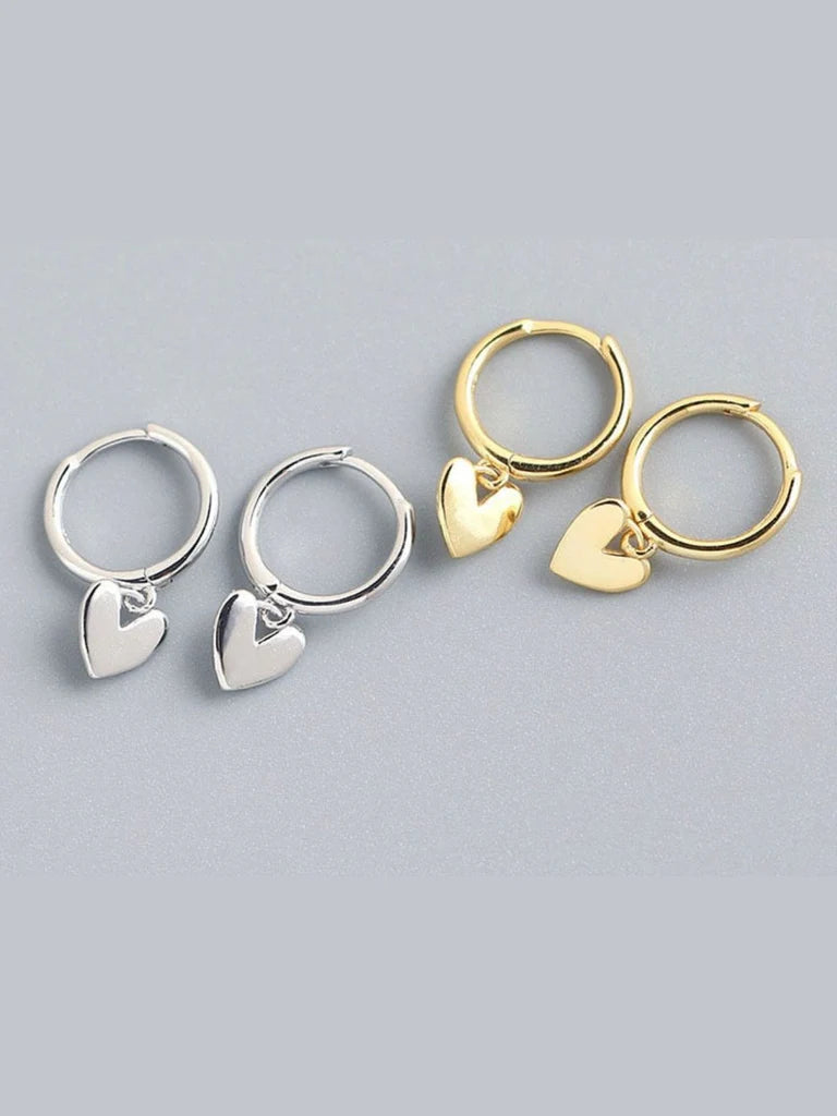 Twigg Love Heart Huggies - Gold
