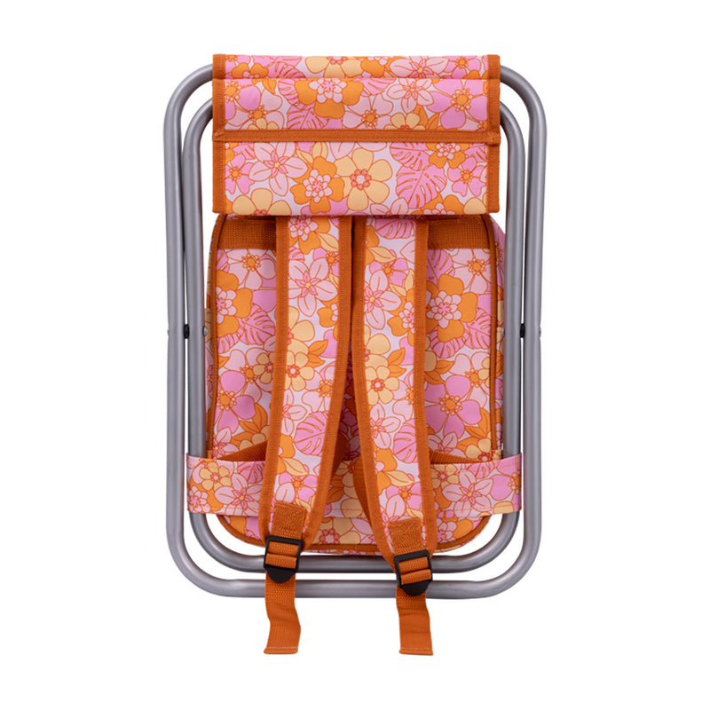 Picnic Cooler Chair - Retro Floral