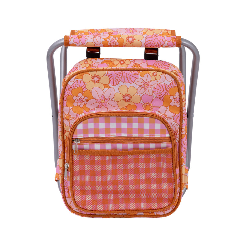 Picnic Cooler Chair - Retro Floral