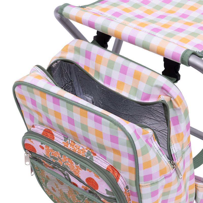 Picnic Cooler Chair - Spring Floral