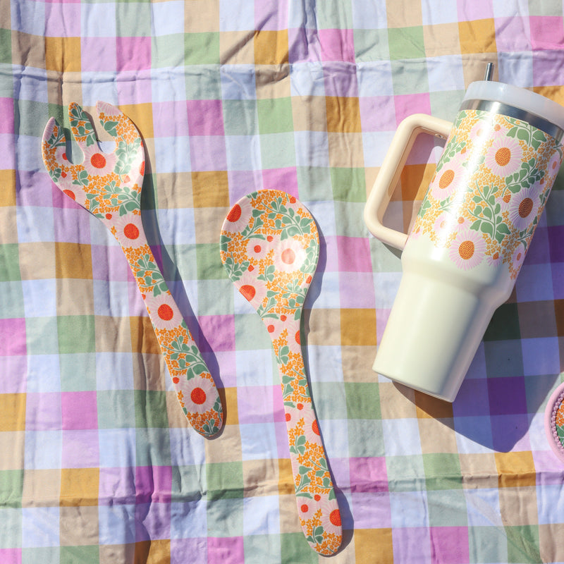 Insulated Drinks Tumbler - Spring Floral
