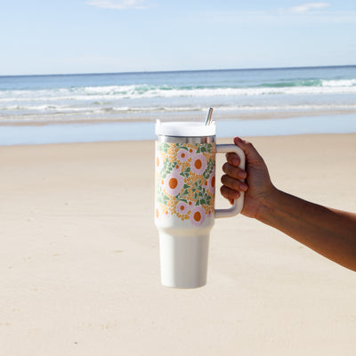 Insulated Drinks Tumbler - Spring Floral