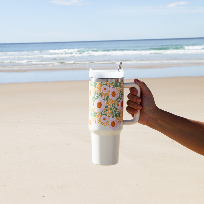 Insulated Drinks Tumbler - Spring Floral